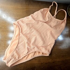 Peach One-piece Swimsuit - XS